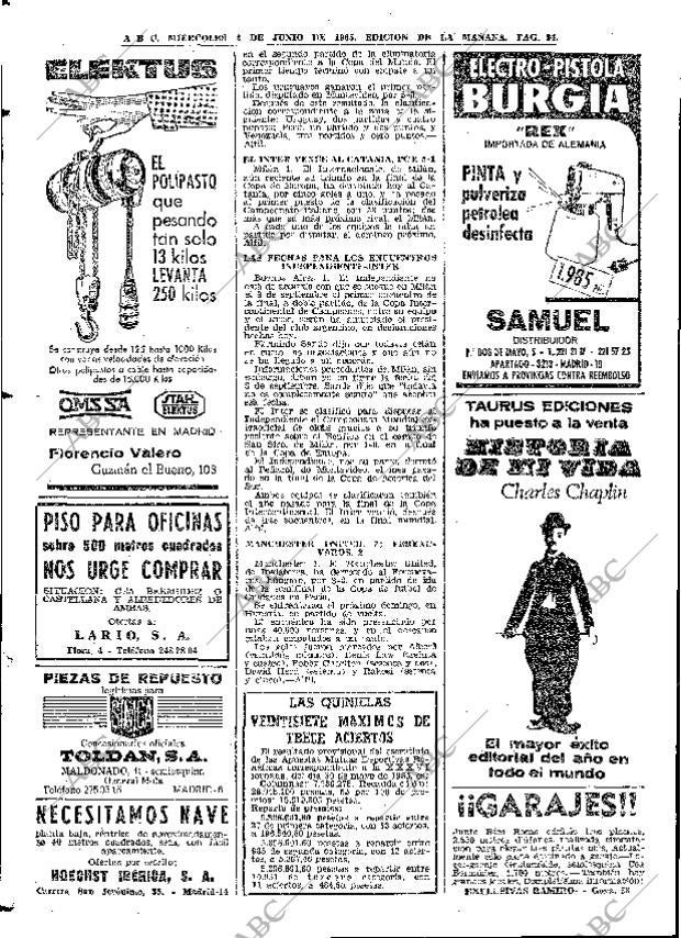 ABC MADRID 02-06-1965 página 94
