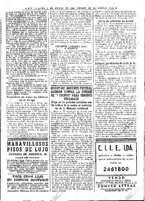 ABC MADRID 03-06-1965 página 68