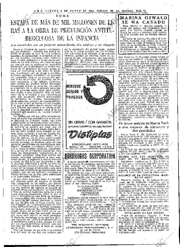ABC MADRID 03-06-1965 página 71