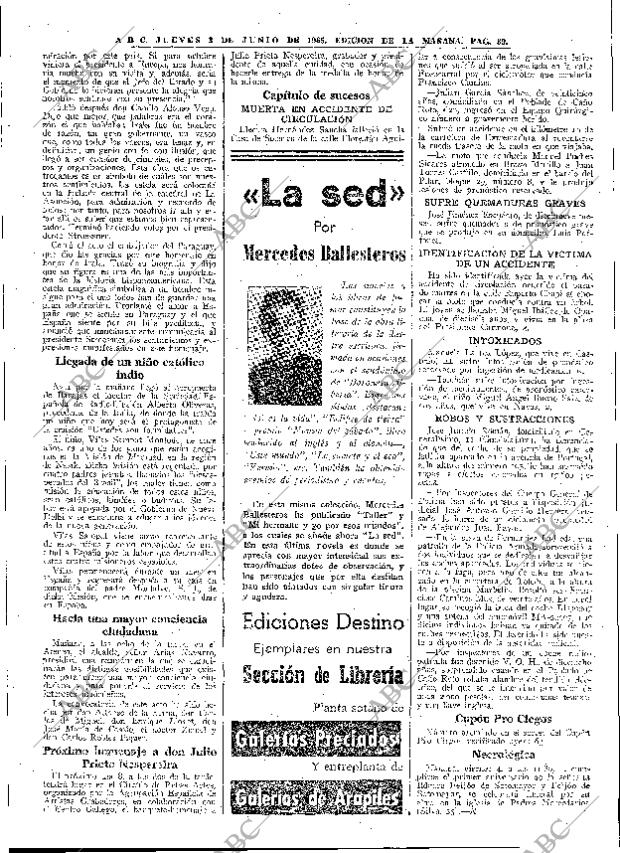 ABC MADRID 03-06-1965 página 89