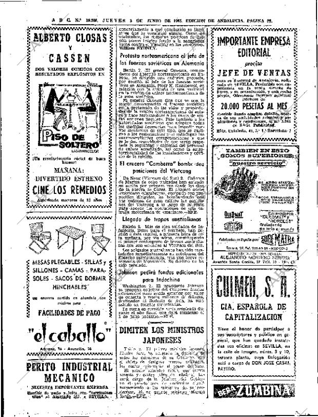 ABC SEVILLA 03-06-1965 página 38