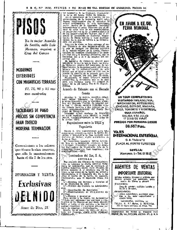 ABC SEVILLA 03-06-1965 página 54