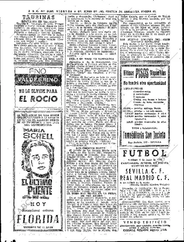 ABC SEVILLA 04-06-1965 página 62