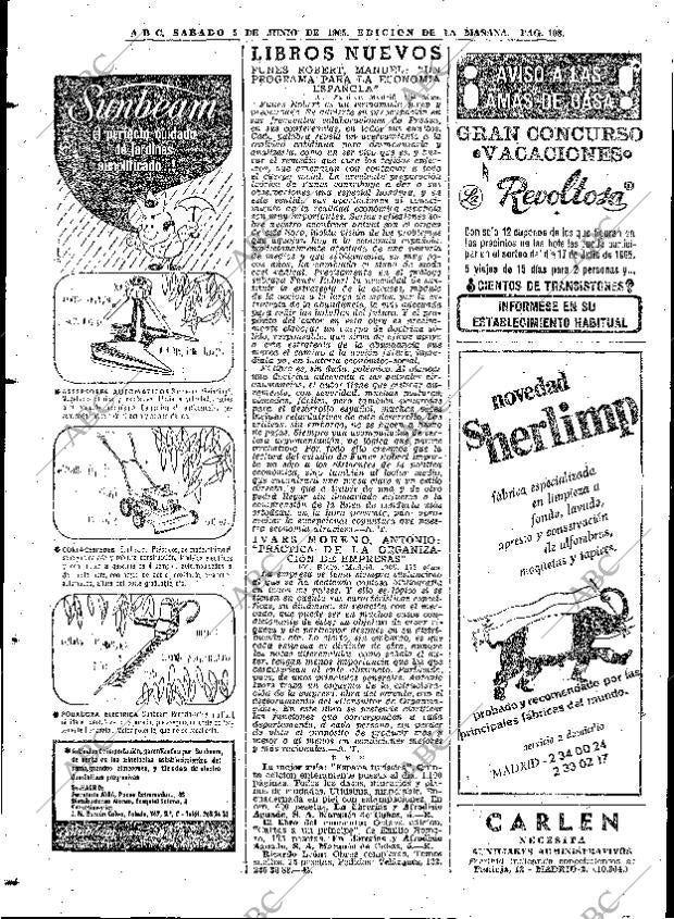 ABC MADRID 05-06-1965 página 108