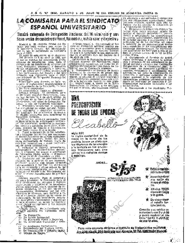 ABC SEVILLA 05-06-1965 página 43