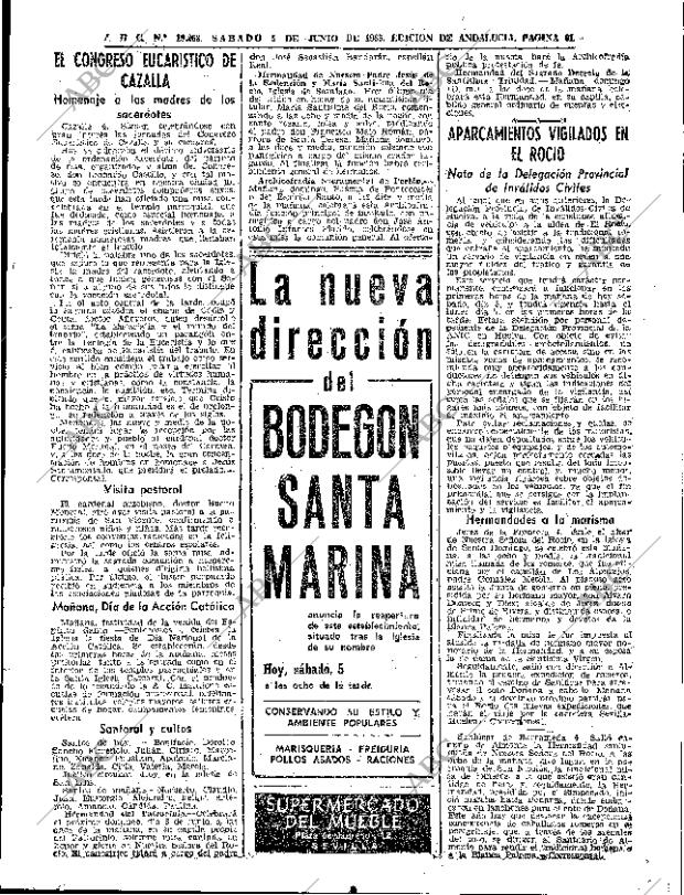 ABC SEVILLA 05-06-1965 página 61