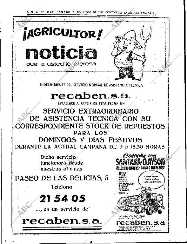 ABC SEVILLA 05-06-1965 página 62