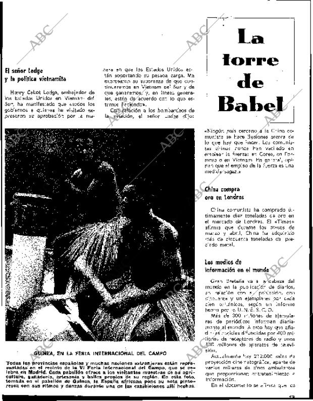 BLANCO Y NEGRO MADRID 05-06-1965 página 13