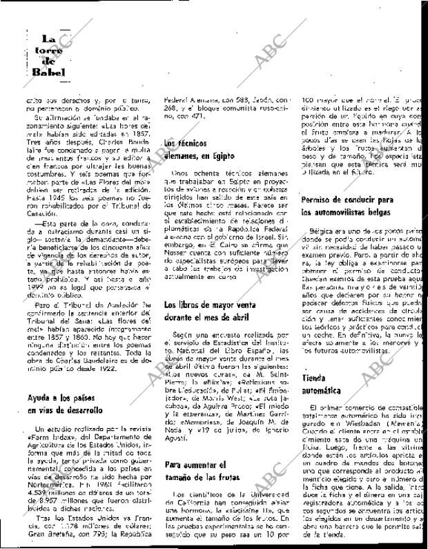 BLANCO Y NEGRO MADRID 05-06-1965 página 16