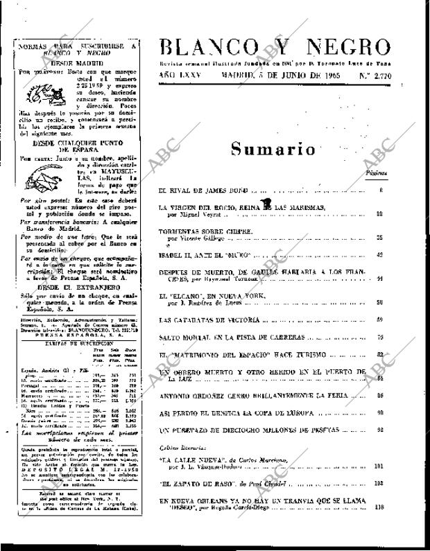 BLANCO Y NEGRO MADRID 05-06-1965 página 21