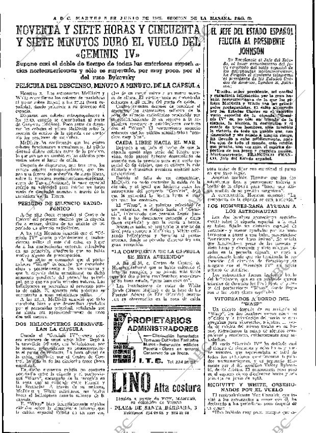 ABC MADRID 08-06-1965 página 65