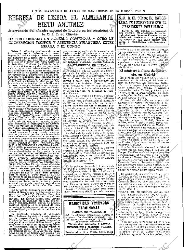 ABC MADRID 08-06-1965 página 71