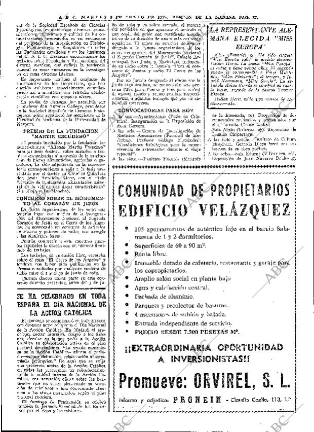 ABC MADRID 08-06-1965 página 87