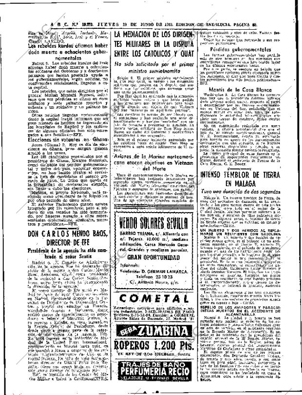 ABC SEVILLA 10-06-1965 página 38