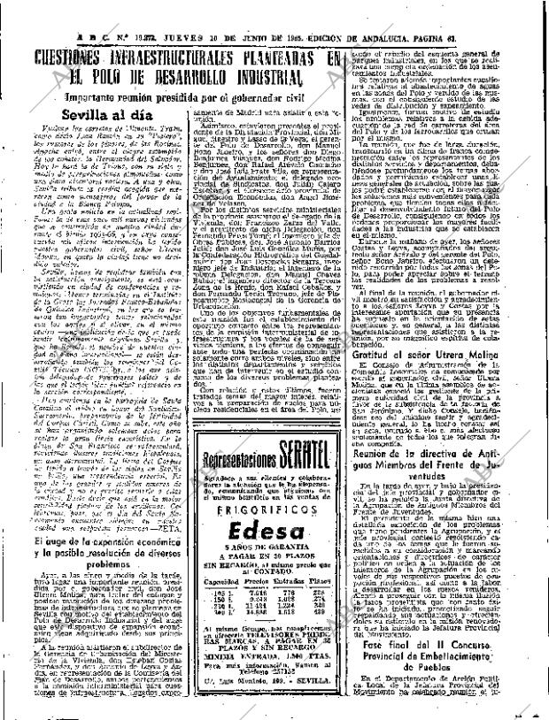 ABC SEVILLA 10-06-1965 página 61