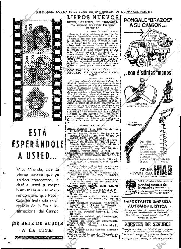 ABC MADRID 16-06-1965 página 104