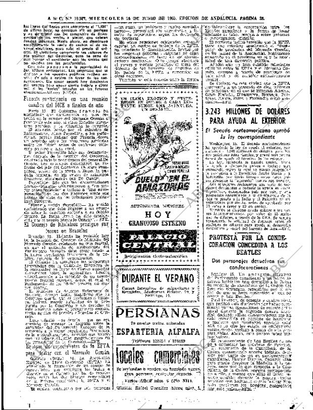 ABC SEVILLA 16-06-1965 página 38