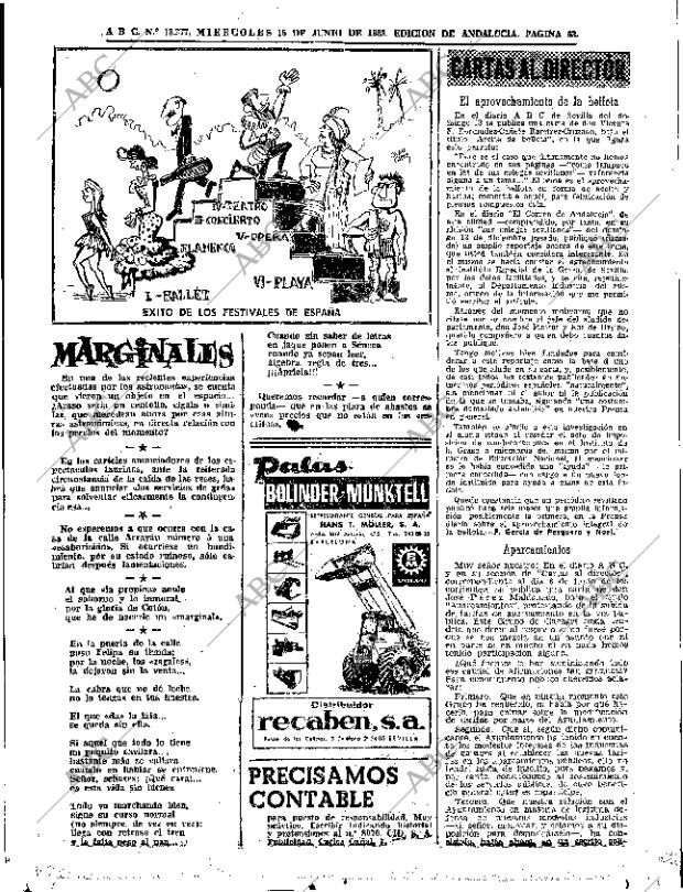ABC SEVILLA 16-06-1965 página 63