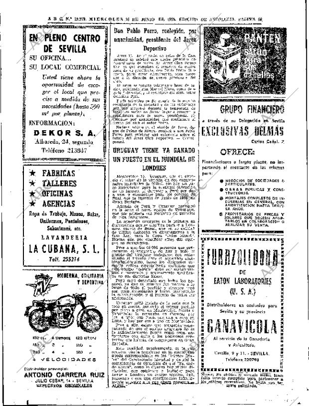 ABC SEVILLA 16-06-1965 página 66