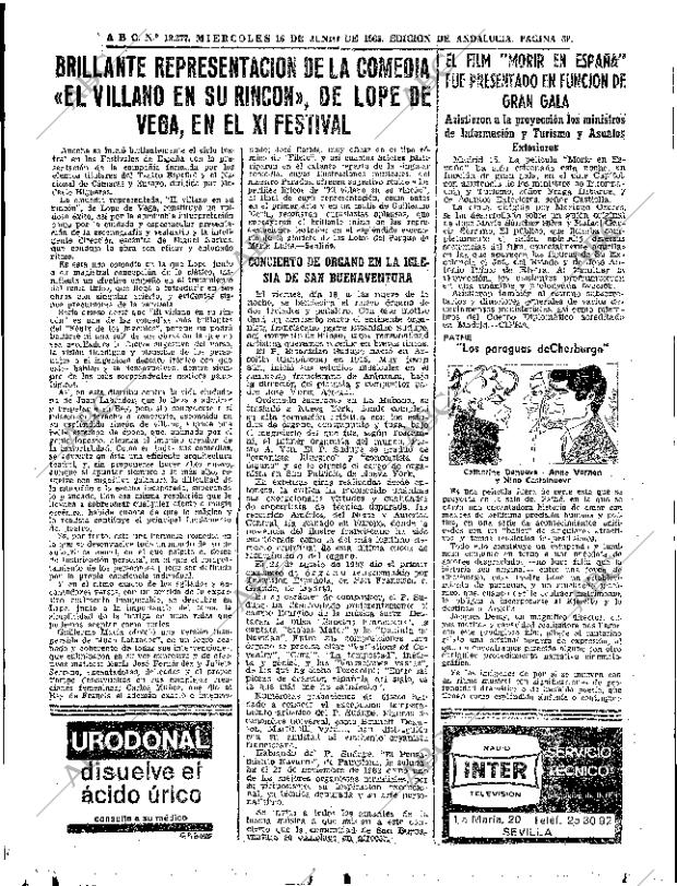 ABC SEVILLA 16-06-1965 página 69