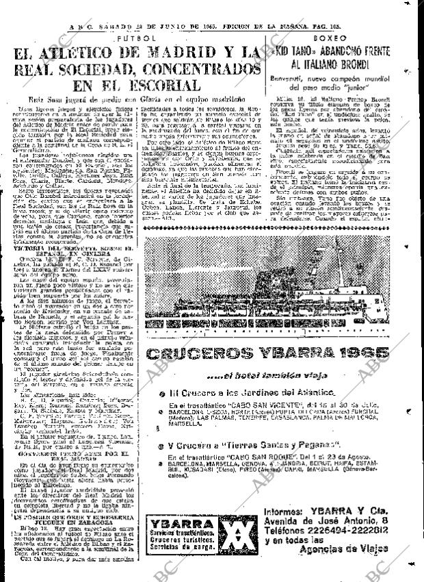 ABC MADRID 19-06-1965 página 105