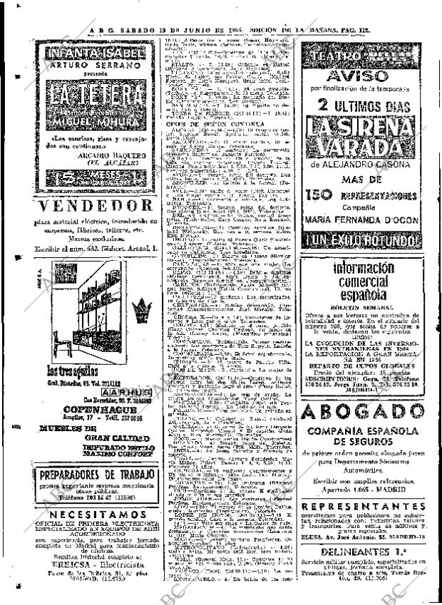 ABC MADRID 19-06-1965 página 112