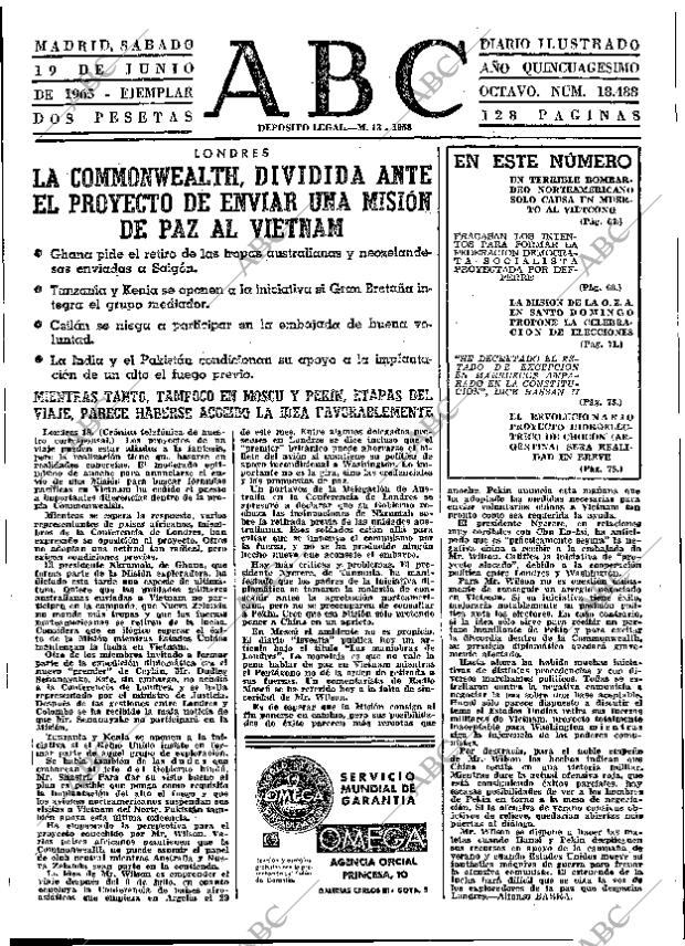 ABC MADRID 19-06-1965 página 65