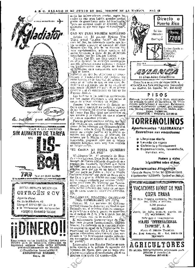 ABC MADRID 19-06-1965 página 68