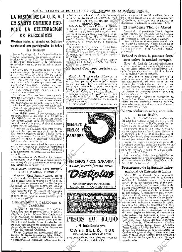 ABC MADRID 19-06-1965 página 71