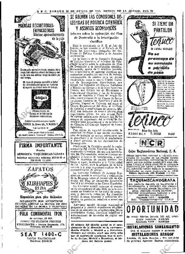 ABC MADRID 19-06-1965 página 76