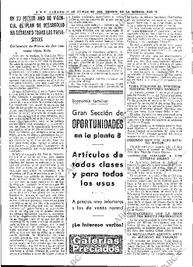 ABC MADRID 19-06-1965 página 77
