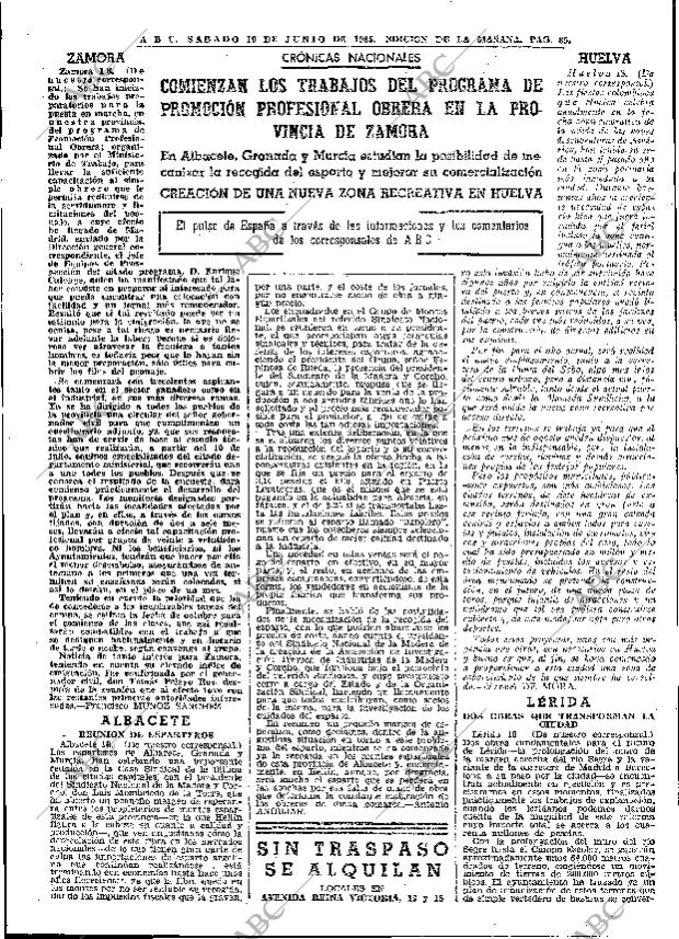 ABC MADRID 19-06-1965 página 85