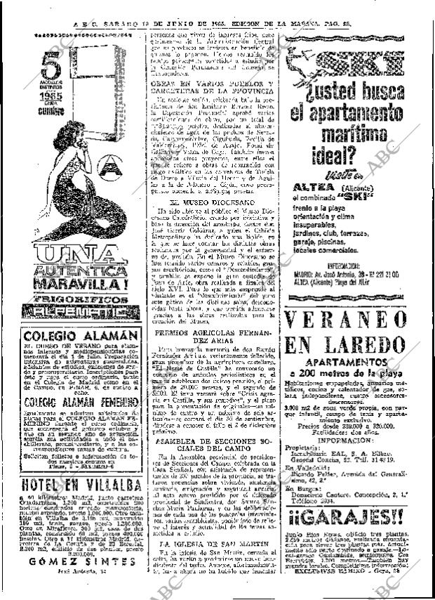 ABC MADRID 19-06-1965 página 88