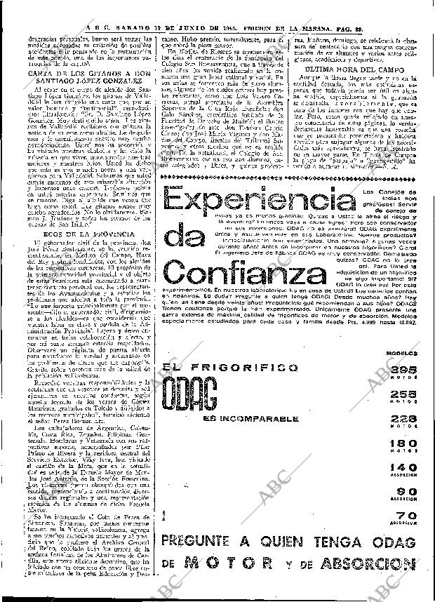 ABC MADRID 19-06-1965 página 89
