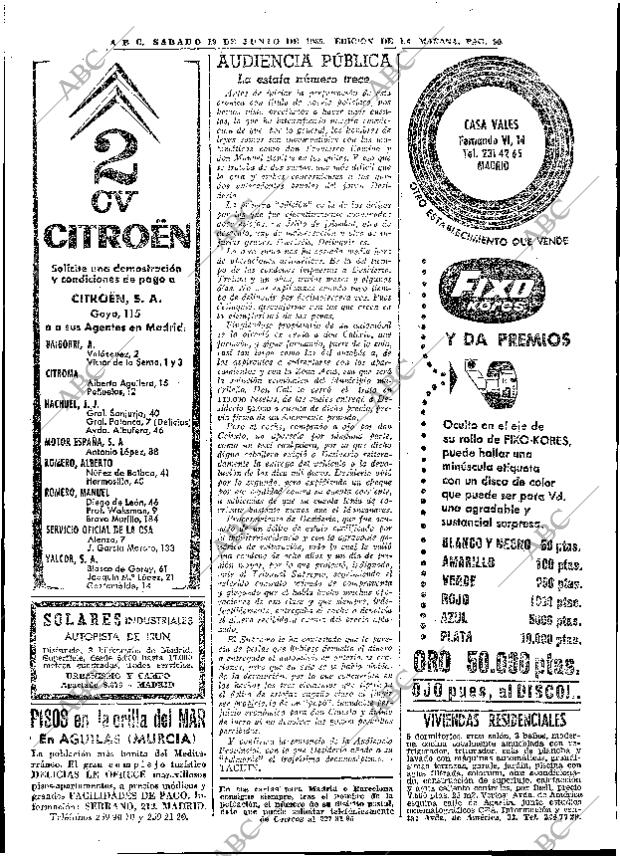 ABC MADRID 19-06-1965 página 90