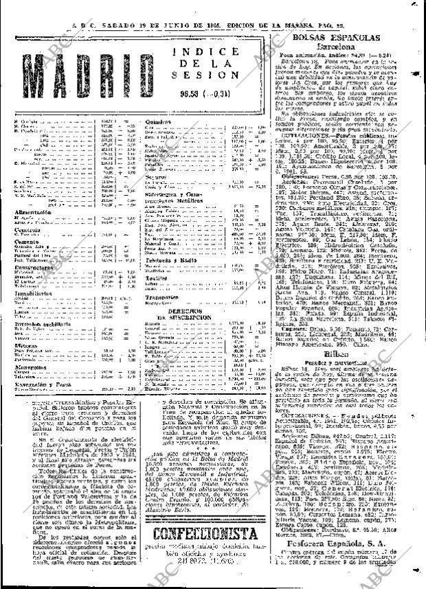ABC MADRID 19-06-1965 página 99