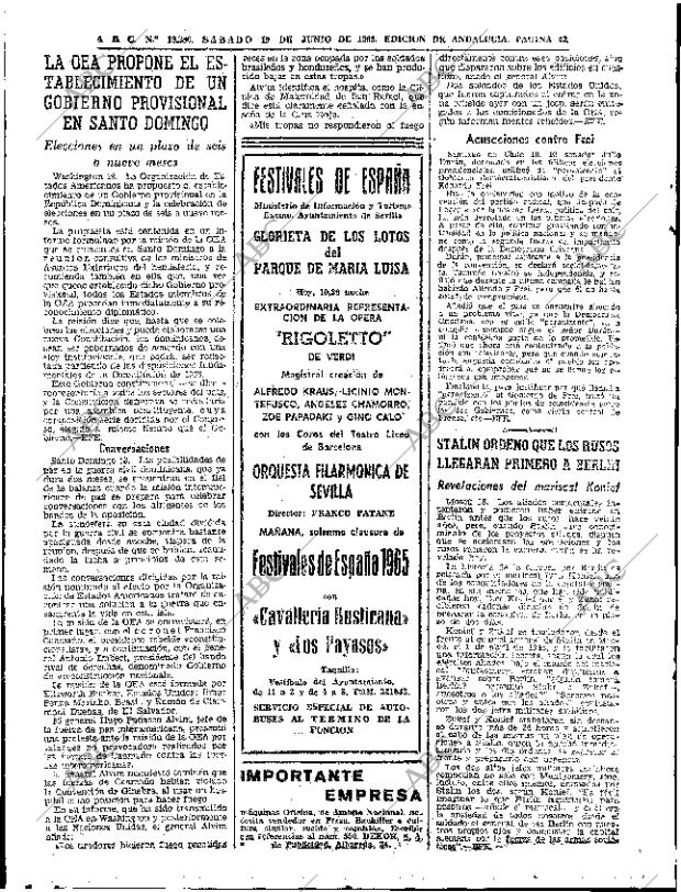 ABC SEVILLA 19-06-1965 página 42