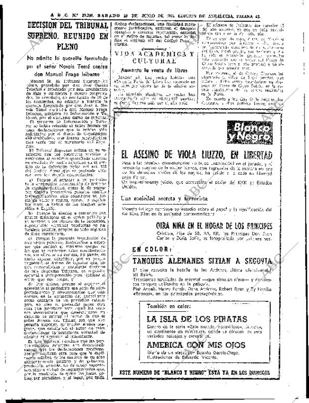 ABC SEVILLA 19-06-1965 página 45