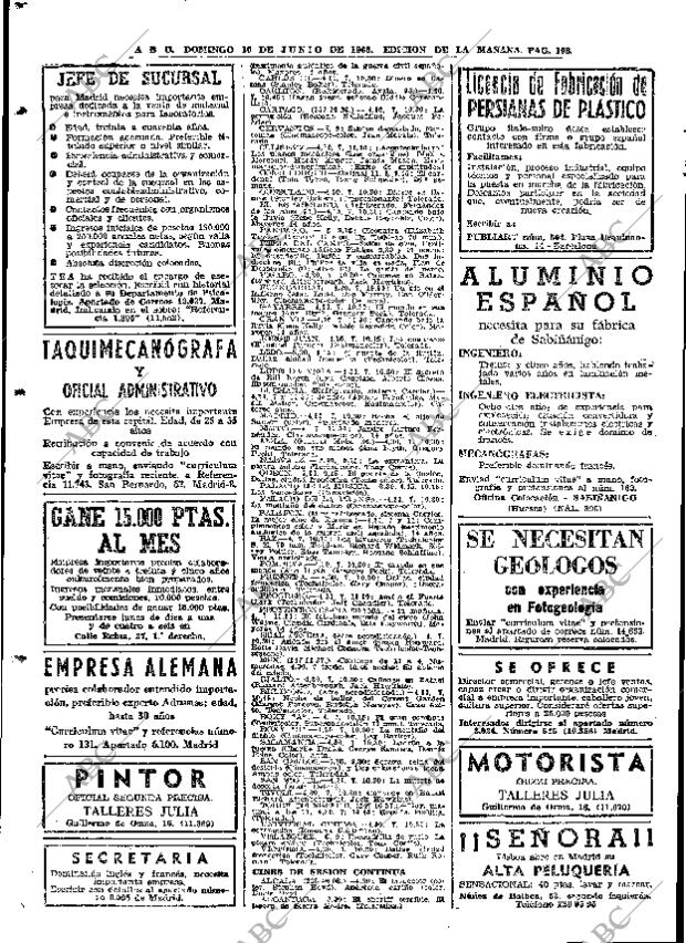 ABC MADRID 20-06-1965 página 108