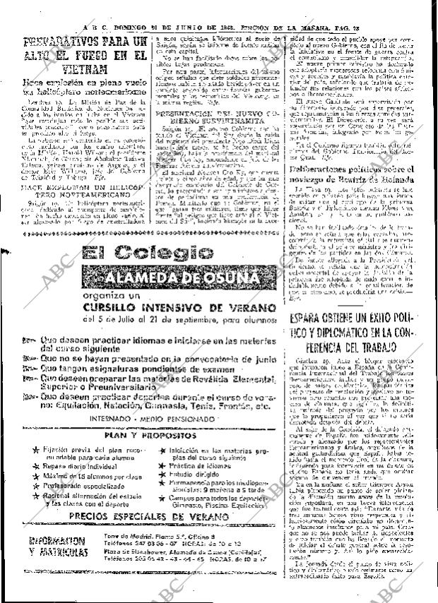 ABC MADRID 20-06-1965 página 73