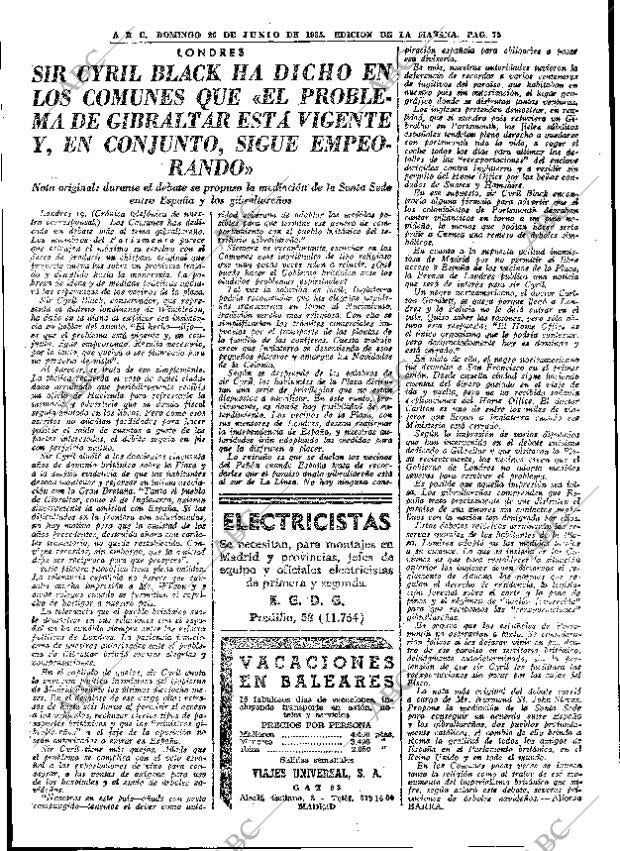 ABC MADRID 20-06-1965 página 75