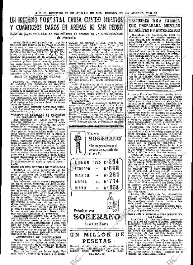 ABC MADRID 20-06-1965 página 78