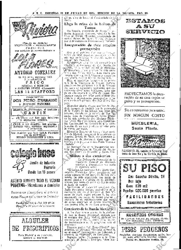 ABC MADRID 20-06-1965 página 86