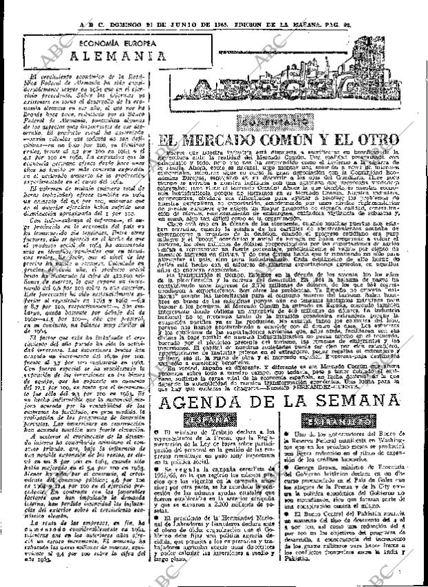ABC MADRID 20-06-1965 página 92
