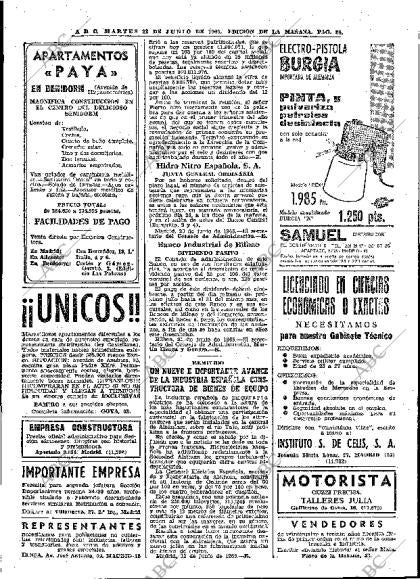 ABC MADRID 22-06-1965