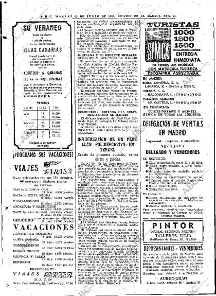 ABC MADRID 22-06-1965