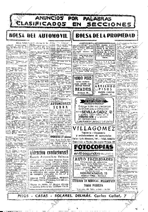 ABC SEVILLA 22-06-1965 página 74