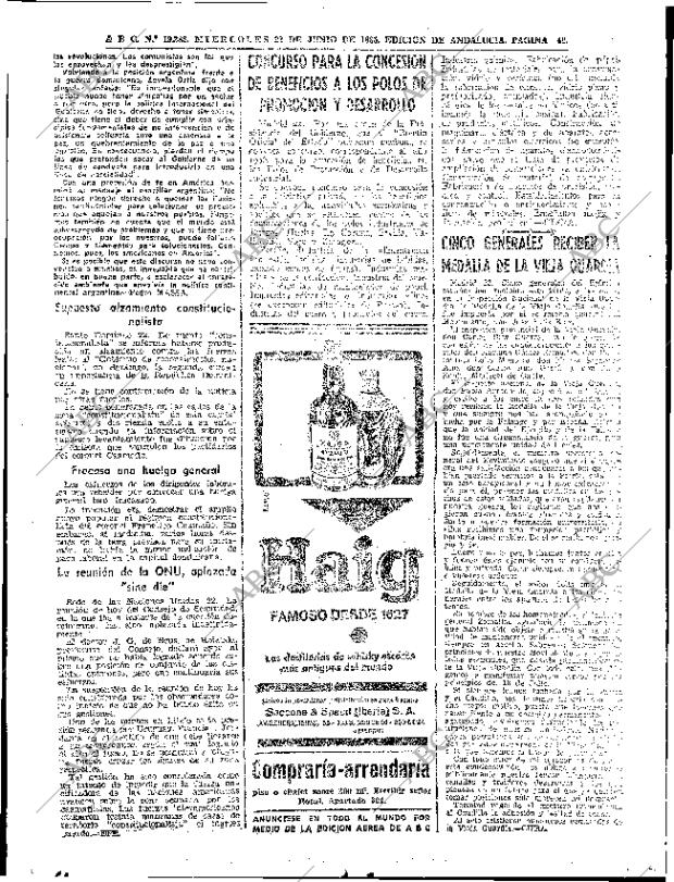 ABC SEVILLA 23-06-1965 página 40