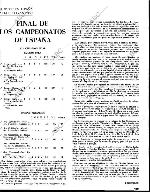 BLANCO Y NEGRO MADRID 26-06-1965 página 123