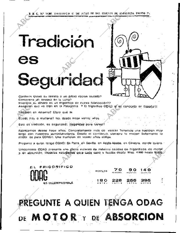 ABC SEVILLA 27-06-1965 página 90